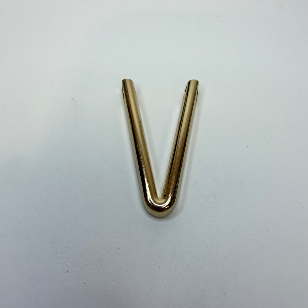 V Shaped Bra Front Separator Insert - Metal - Gold - True Deadstock supplies Fabric by private - Sustainable Textile | FABCYCLE