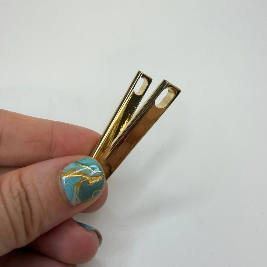 V Shaped Bra Front Separator Insert - Metal - Gold - True Deadstock supplies Fabric by private - Sustainable Textile | FABCYCLE