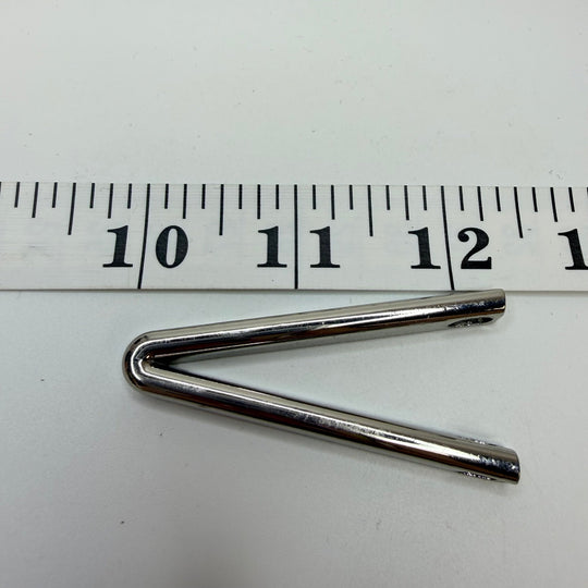 V Shaped Bra Front Separator Insert - Metal - Silver - True Deadstock supplies Fabric by private - Sustainable Textile | FABCYCLE