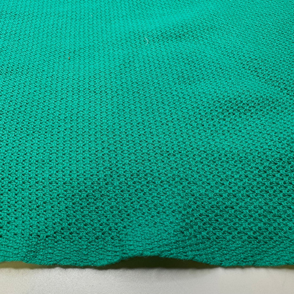 Vacation Sweater - Wide Sweater Knit Cotton Knit - Turquoise Green - 1.9M Bundle - True Deadstock fabric Fabric by private - Sustainable Textile | FABCYCLE