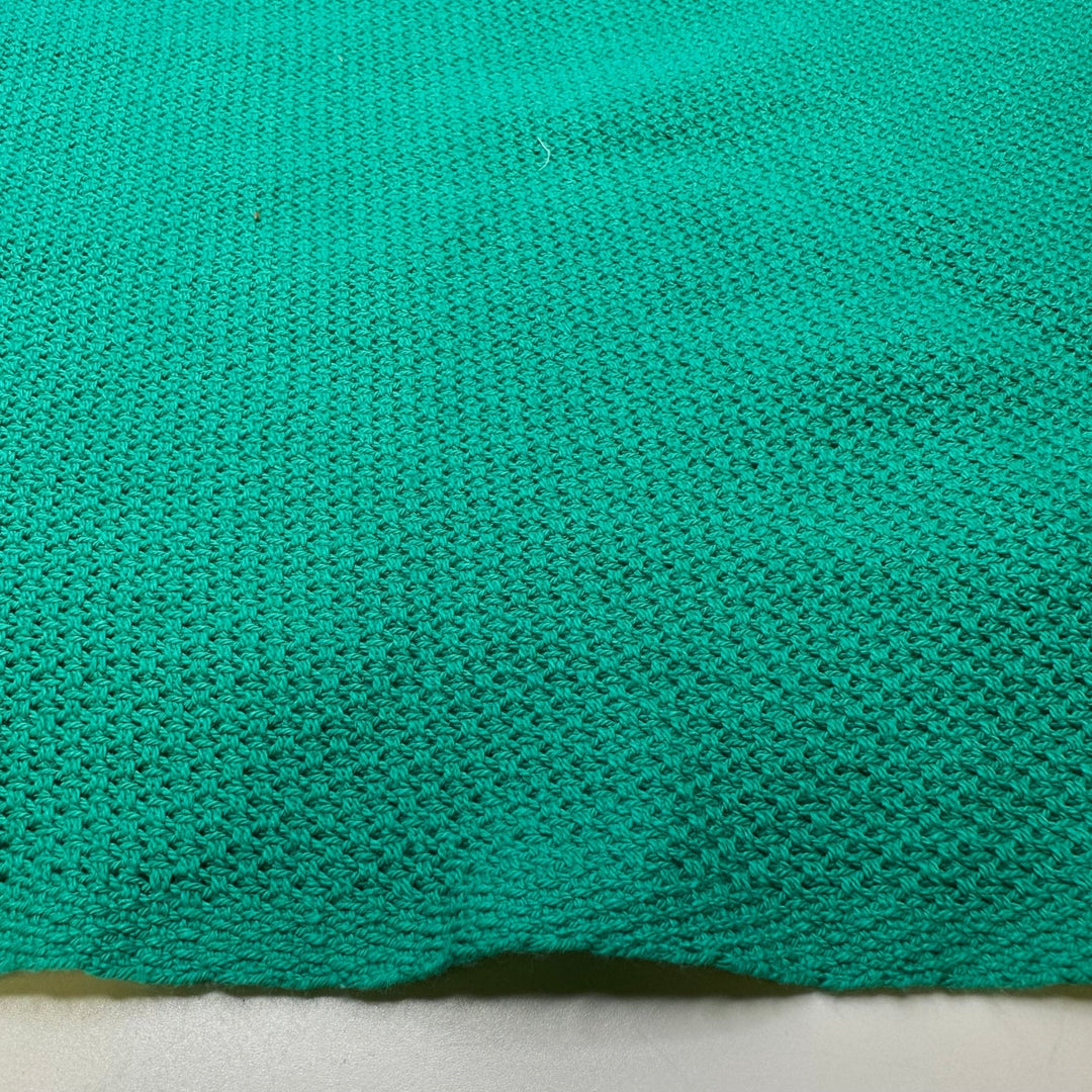 Vacation Sweater - Wide Sweater Knit Cotton Knit - Turquoise Green - 1.9M Bundle - True Deadstock fabric Fabric by private - Sustainable Textile | FABCYCLE