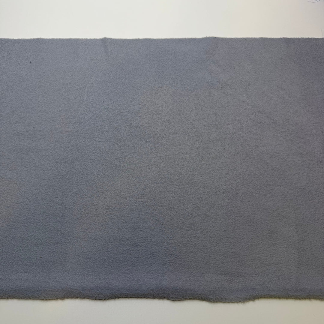 Vancouver Overcast - Fleece Polyester Blend Knit - Light Grey - Off Cut - 4 Pack - True Deadstock fabric Fabric by private - Sustainable Textile | FABCYCLE