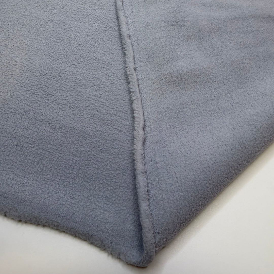 Vancouver Overcast - Fleece Polyester Blend Knit - Light Grey - Off Cut - 4 Pack - True Deadstock fabric Fabric by private - Sustainable Textile | FABCYCLE