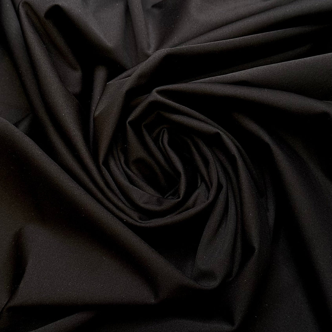 Vancouver Special - Water Resistant Softshell Poly/Spandex Knit - Black - 3M Bundle - True Deadstock fabric Fabric by private - Sustainable Textile | FABCYCLE