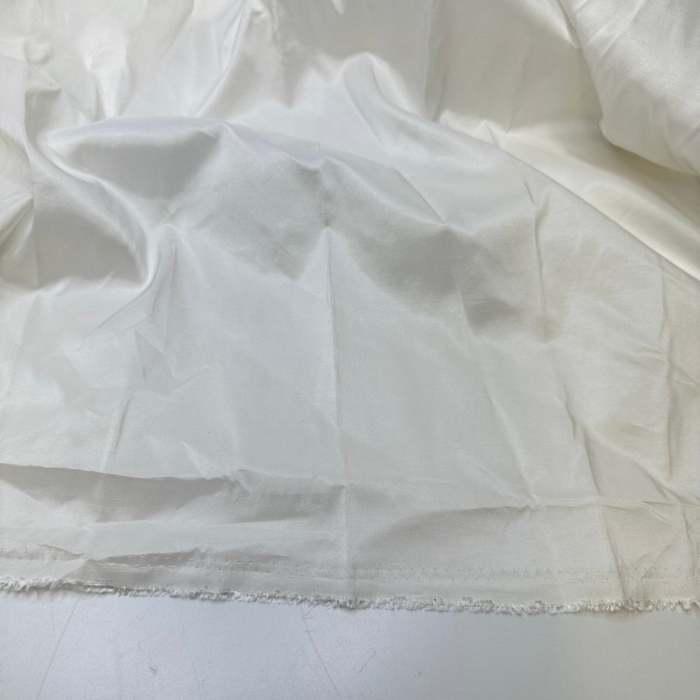 Vanilla Scented Candles - Taffeta Polyester Blend Woven - White - 1.9M Bundle - True Deadstock fabric Fabric by private - Sustainable Textile | FABCYCLE