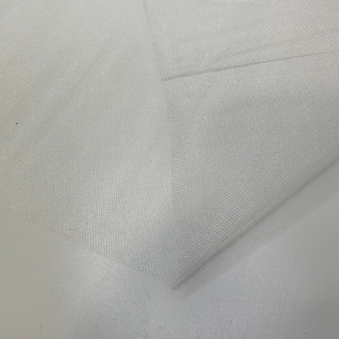 Vanilla Snow - Tulle Poly Knit - Cream - 3M Bundle - True Deadstock fabric Fabric by private - Sustainable Textile | FABCYCLE