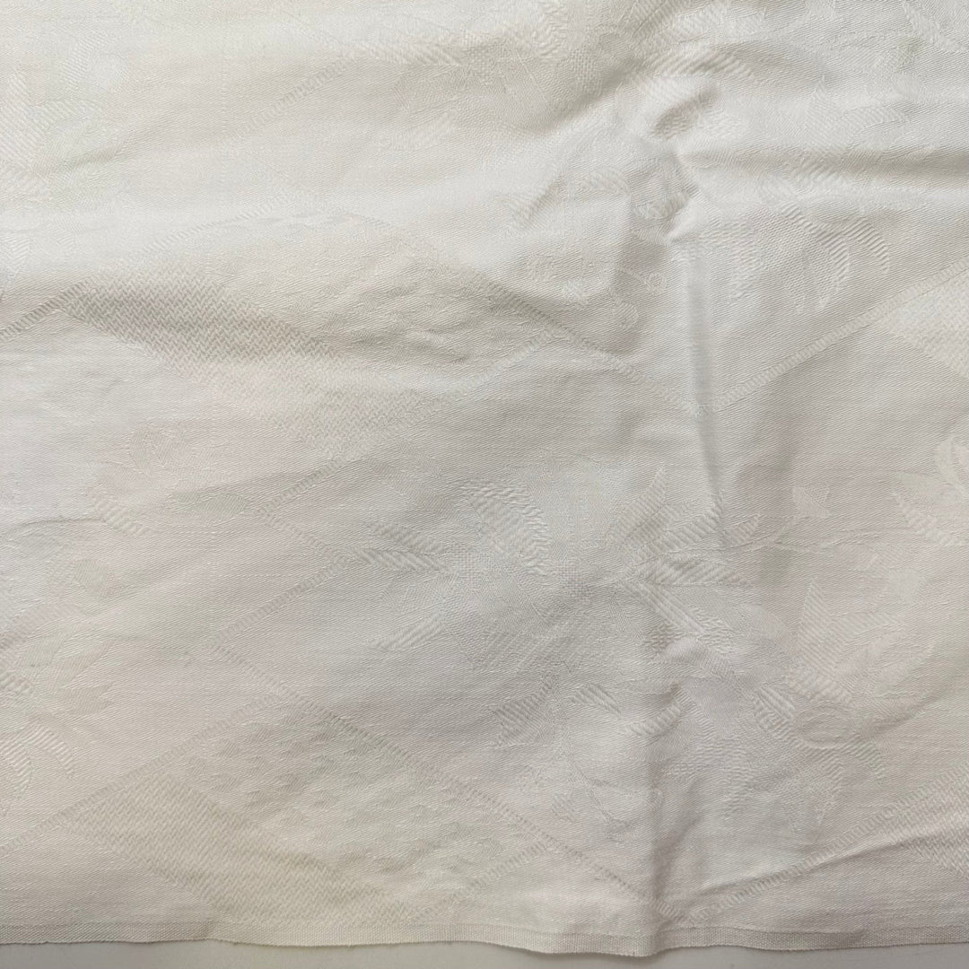 Veganuary - Cotton Woven - White Floral - 1.1M Bundle - True Deadstock fabric Fabric by private - Sustainable Textile | FABCYCLE
