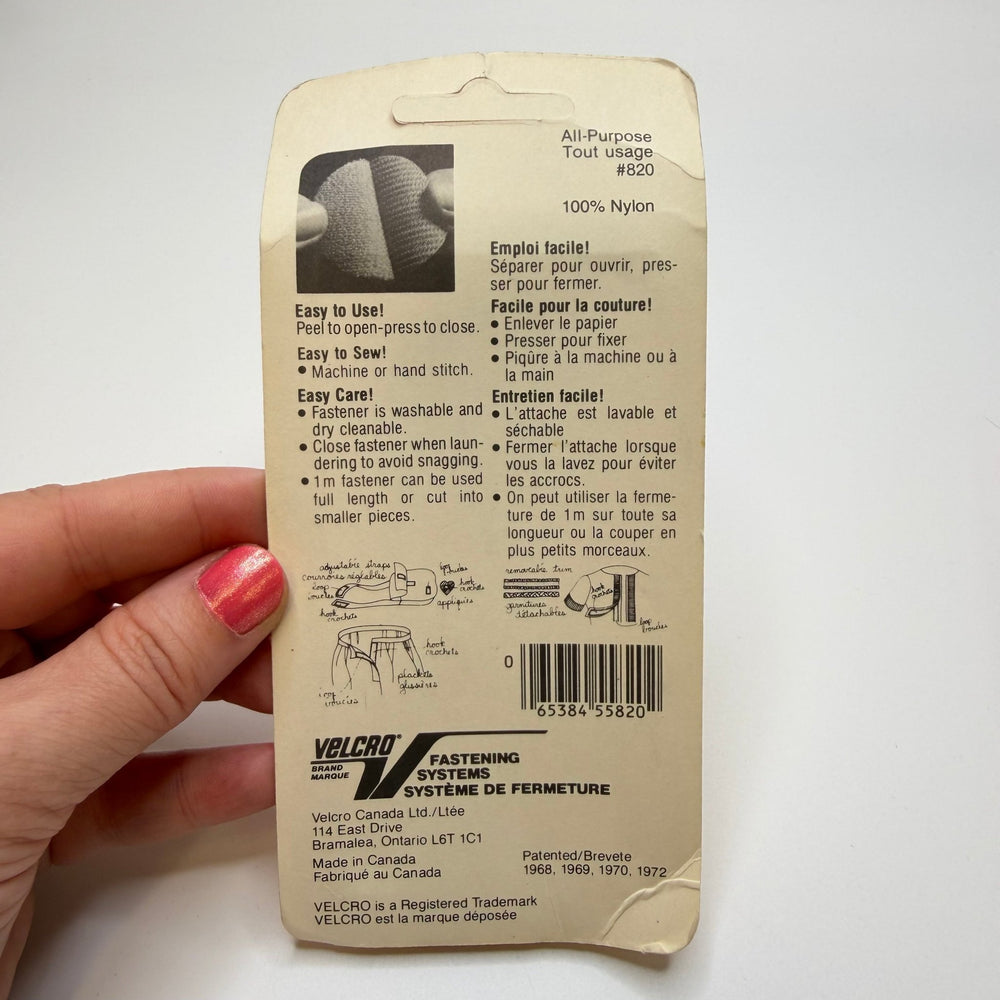 Velcro - White - Individual - True Deadstock supplies Fabric by private - Sustainable Textile | FABCYCLE