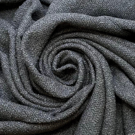 Veterinarian - Poly/Wool Woven - Grey/Blue - 2.1M Bundle - True Deadstock fabric Fabric by private - Sustainable Textile | FABCYCLE