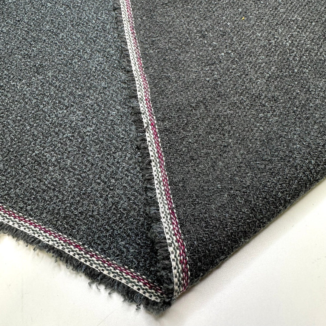 Veterinarian - Poly/Wool Woven - Grey/Blue - 2.1M Bundle - True Deadstock fabric Fabric by private - Sustainable Textile | FABCYCLE