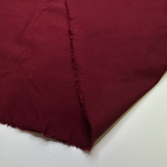 VFW Red Carpet Looks - Cotton Blend Knit - Burgundy - 1M Bundle - True Deadstock fabric Fabric by private - Sustainable Textile | FABCYCLE