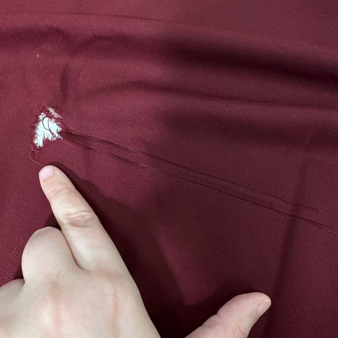 VFW Red Carpet Looks - Cotton Blend Knit - Burgundy - 1M Bundle - True Deadstock fabric Fabric by private - Sustainable Textile | FABCYCLE