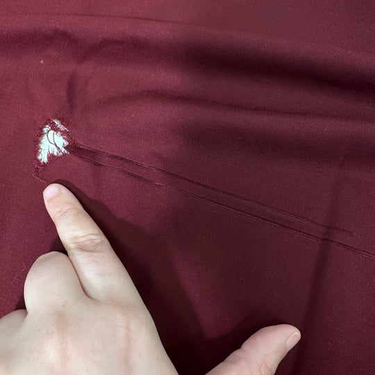VFW Red Carpet Looks - Cotton Blend Knit - Burgundy - 1M Bundle - True Deadstock fabric Fabric by private - Sustainable Textile | FABCYCLE