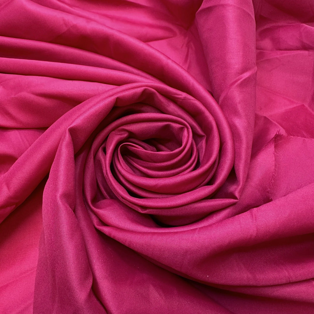 Vibrant Personality - Poly Woven - Magenta - 1.95M Bundle - True Deadstock fabric Fabric by private - Sustainable Textile | FABCYCLE