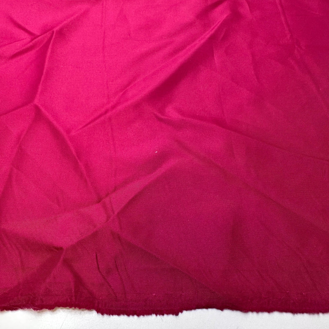 Vibrant Personality - Poly Woven - Magenta - 1.95M Bundle - True Deadstock fabric Fabric by private - Sustainable Textile | FABCYCLE