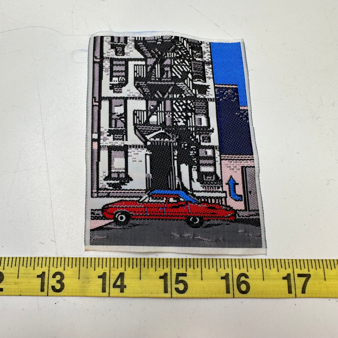 Vintage City Block Patch Applique - Grey Multi - Individual - True Deadstock supplies Fabric by private - Sustainable Textile | FABCYCLE