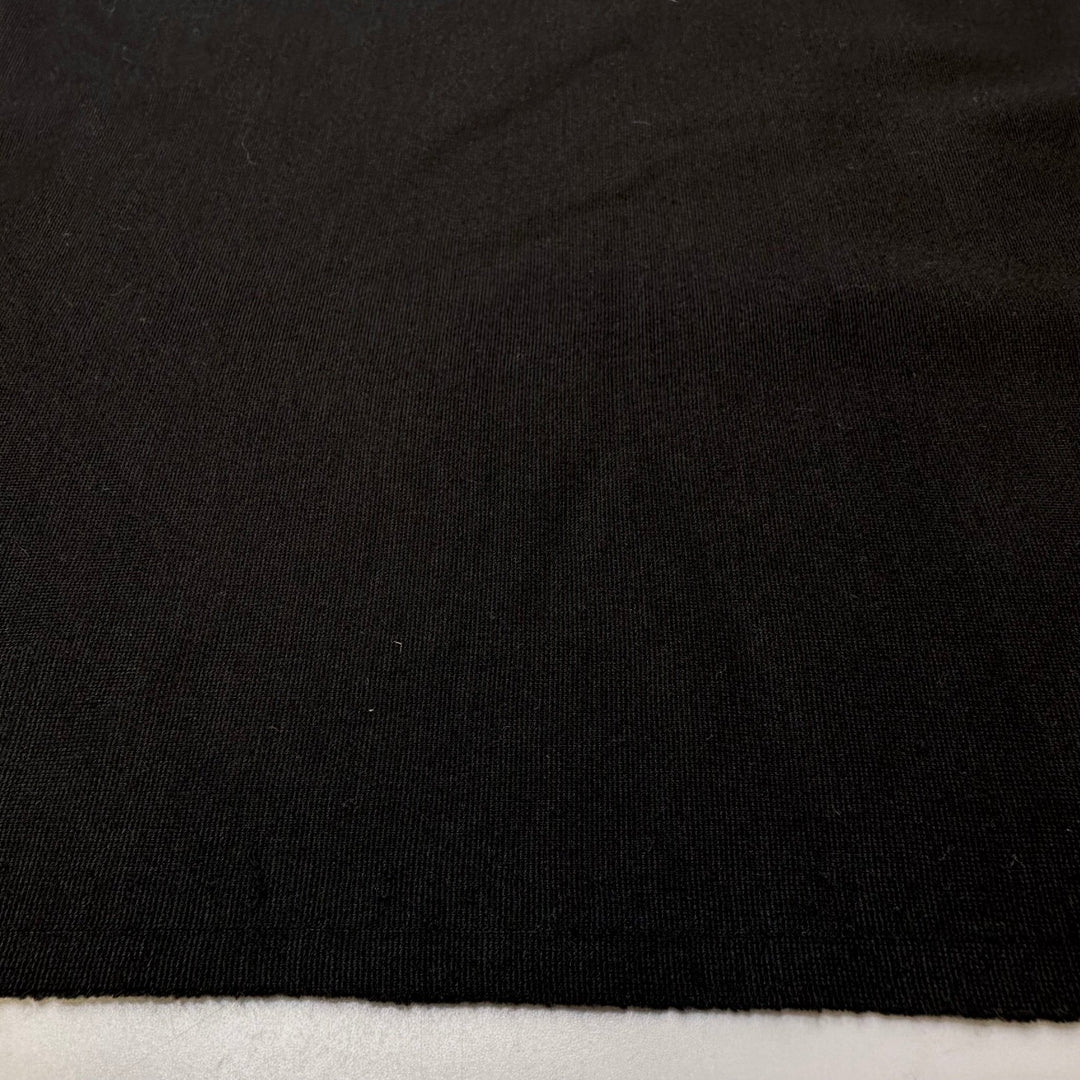 Vintage Films - Cotton Blend Knit - Black - 1.9M Bundle - True Deadstock fabric Fabric by private - Sustainable Textile | FABCYCLE