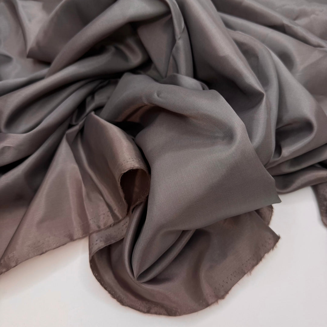 Vintage Tableware - Polyester Blend Woven - Dark Grey - 2.5M Bundle - True Deadstock fabric Fabric by private - Sustainable Textile | FABCYCLE