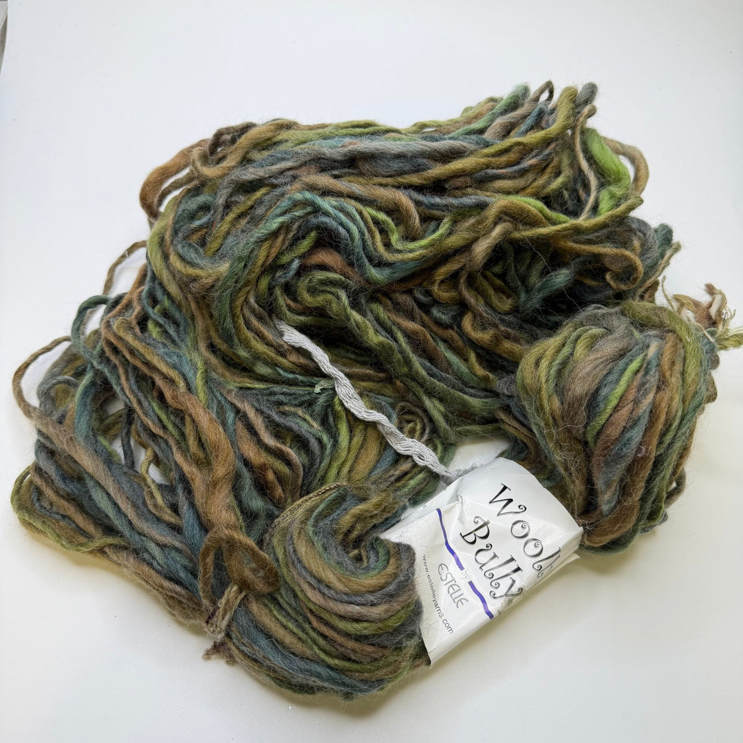Virgin Wool and Acrylic blend Yarn - Multi - Individual - True Deadstock supplies Fabric by private - Sustainable Textile | FABCYCLE