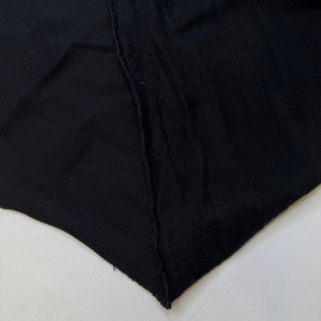 Visiting The Garden Centre - Jersey Fleece Bamboo Blend Knit - Black - Bundles - True Deadstock fabric Fabric by private - Sustainable Textile | FABCYCLE