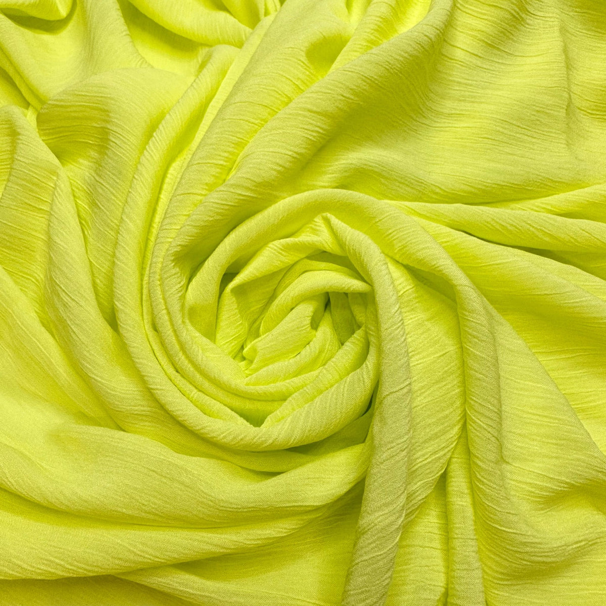 Voodoo Doll Magic - Crinkle Cotton Woven - Light Yellow/Green - Bundles - True Deadstock fabric Fabric by private - Sustainable Textile | FABCYCLE