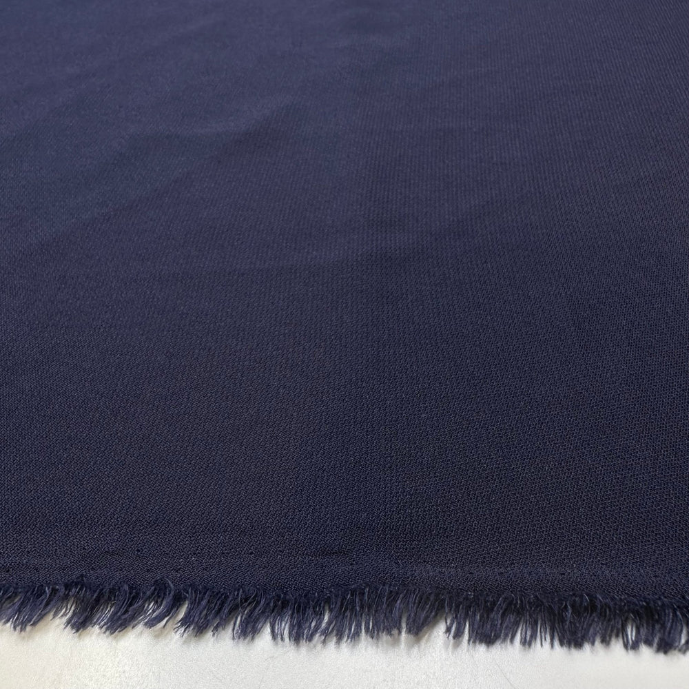 Wait For Me - Polyester Blend Woven - Navy - 1.75M Bundle - True Deadstock fabric Fabric by private - Sustainable Textile | FABCYCLE