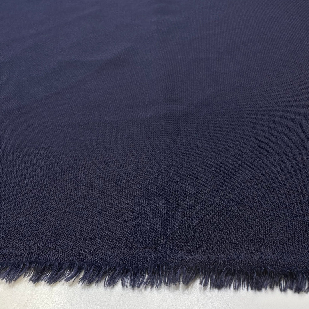Wait For Me - Polyester Blend Woven - Navy - 1.75M Bundle - True Deadstock fabric Fabric by private - Sustainable Textile | FABCYCLE