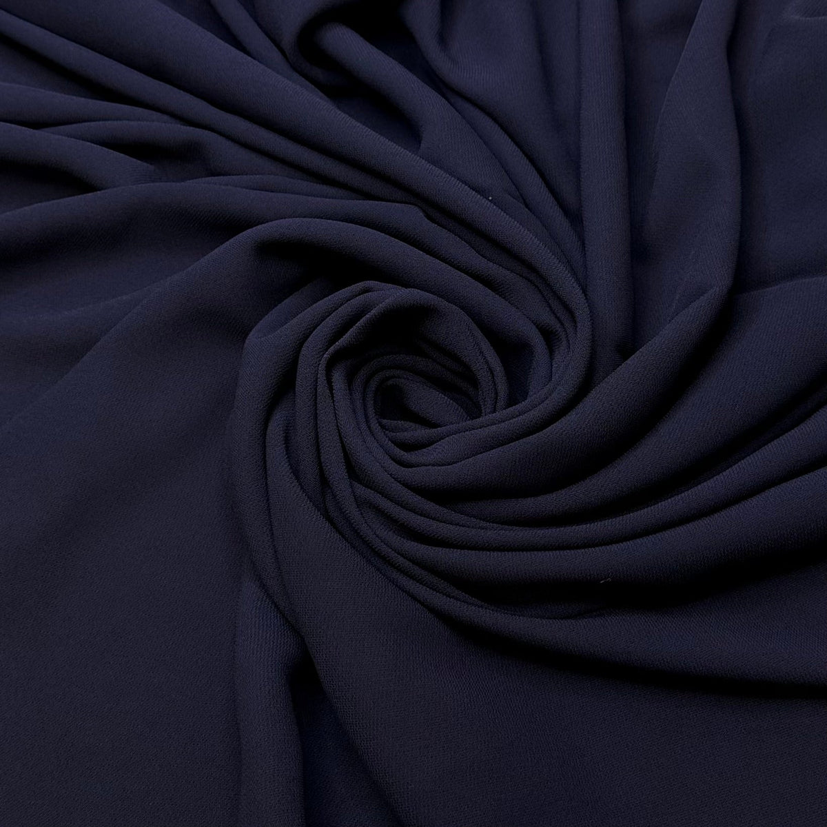 Wait For Me - Polyester Blend Woven - Navy - 1.75M Bundle - True Deadstock fabric Fabric by private - Sustainable Textile | FABCYCLE