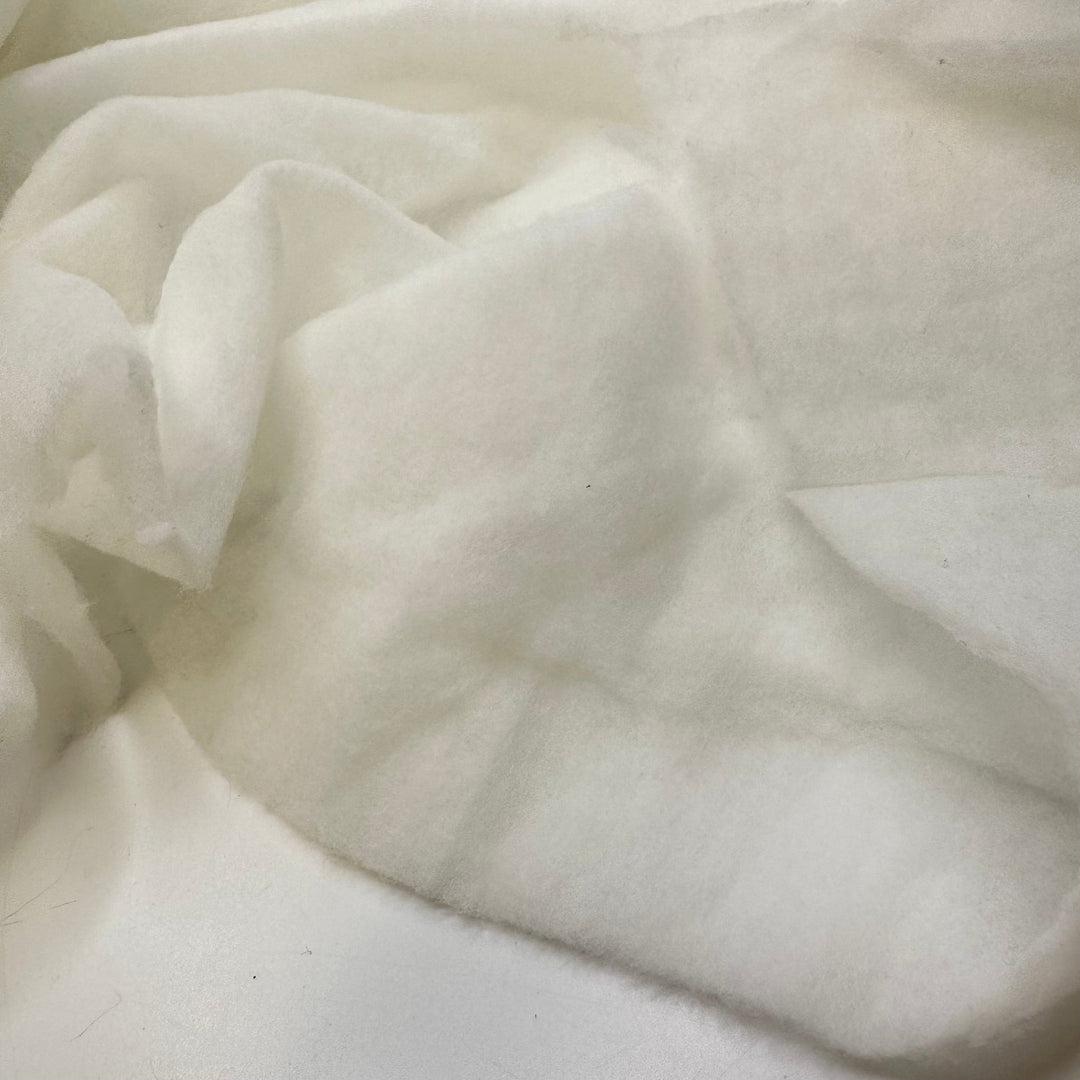 Waiting For Snow - Batting Poly Woven - White - 1.8M Bundle - True Deadstock fabric Fabric by private - Sustainable Textile | FABCYCLE