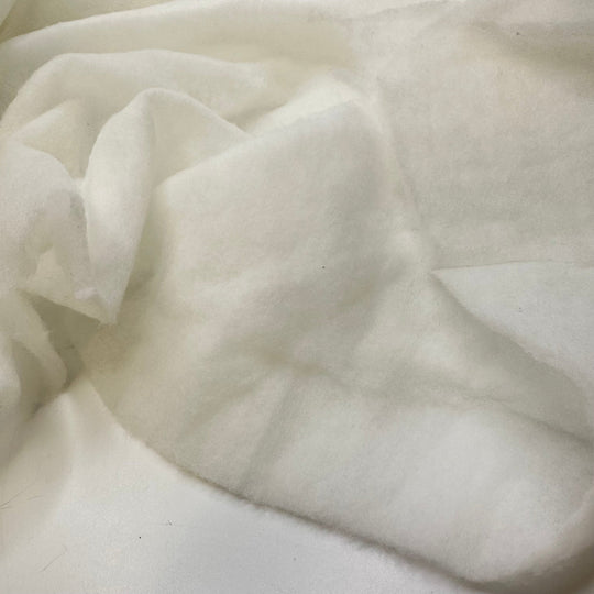 Waiting For Snow - Batting Poly Woven - White - 1.8M Bundle - True Deadstock fabric Fabric by private - Sustainable Textile | FABCYCLE