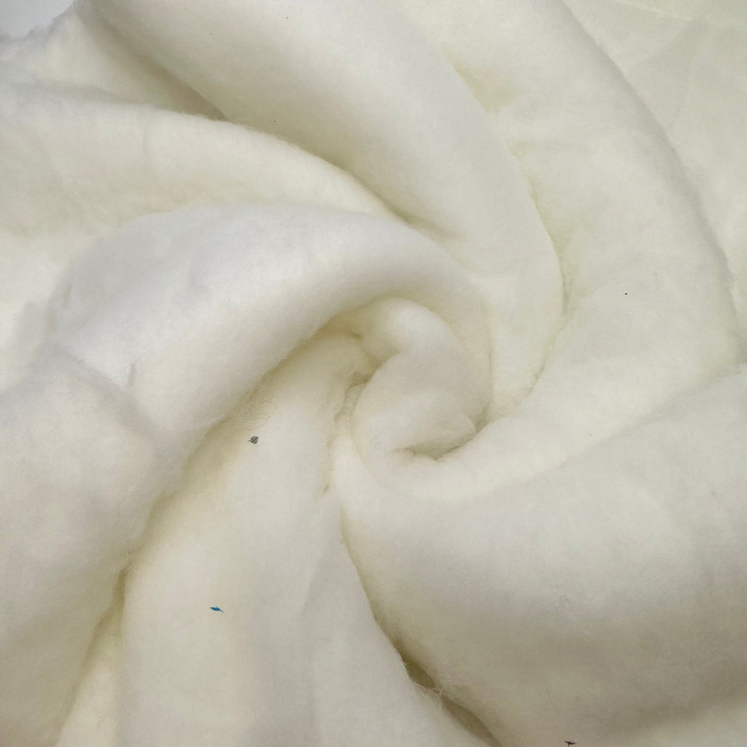 Waiting For Snow - Batting Poly Woven - White - 1.8M Bundle - True Deadstock fabric Fabric by private - Sustainable Textile | FABCYCLE
