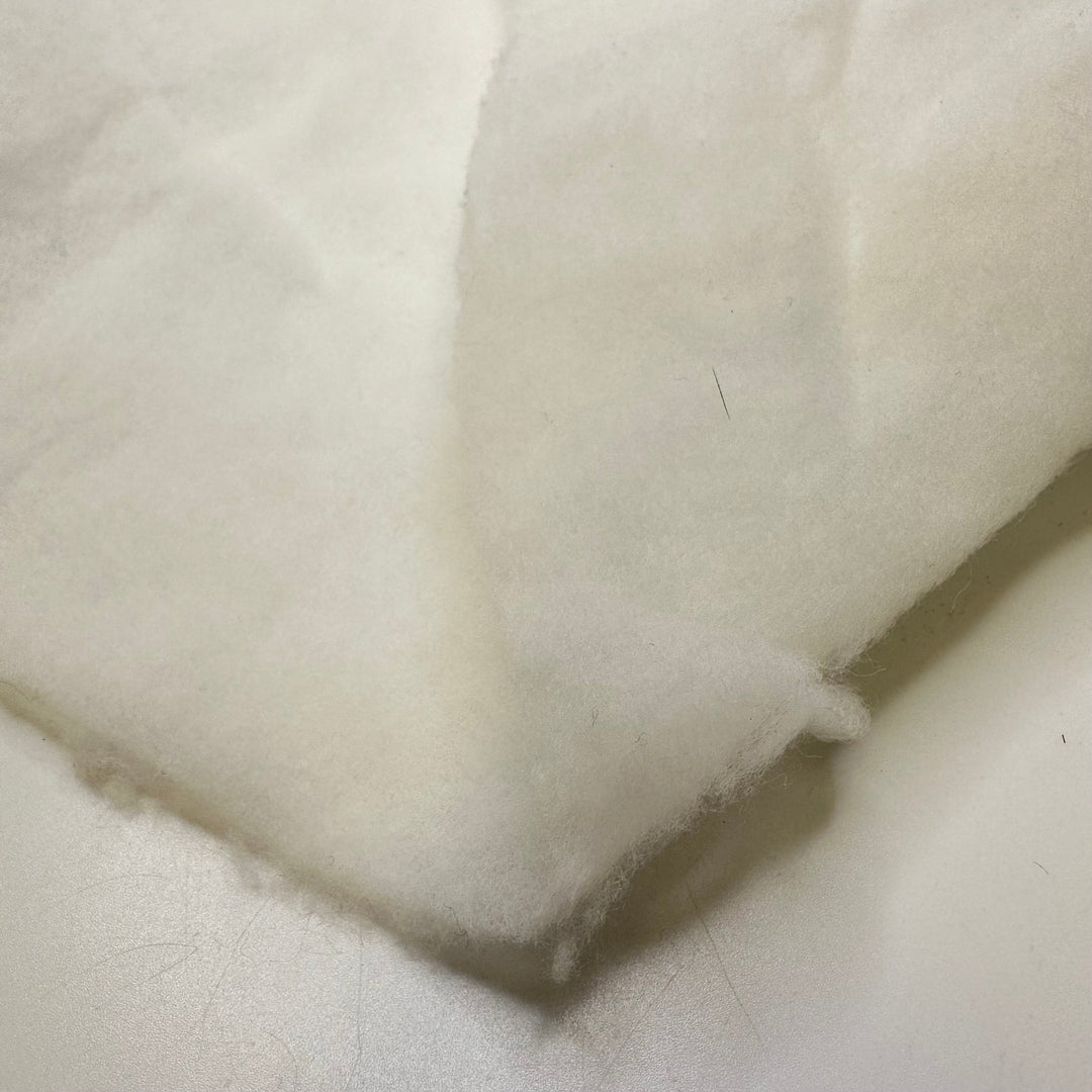 Waiting For Snow - Batting Poly Woven - White - 1.8M Bundle - True Deadstock fabric Fabric by private - Sustainable Textile | FABCYCLE