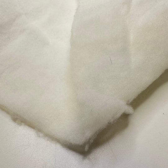 Waiting For Snow - Batting Poly Woven - White - 1.8M Bundle - True Deadstock fabric Fabric by private - Sustainable Textile | FABCYCLE