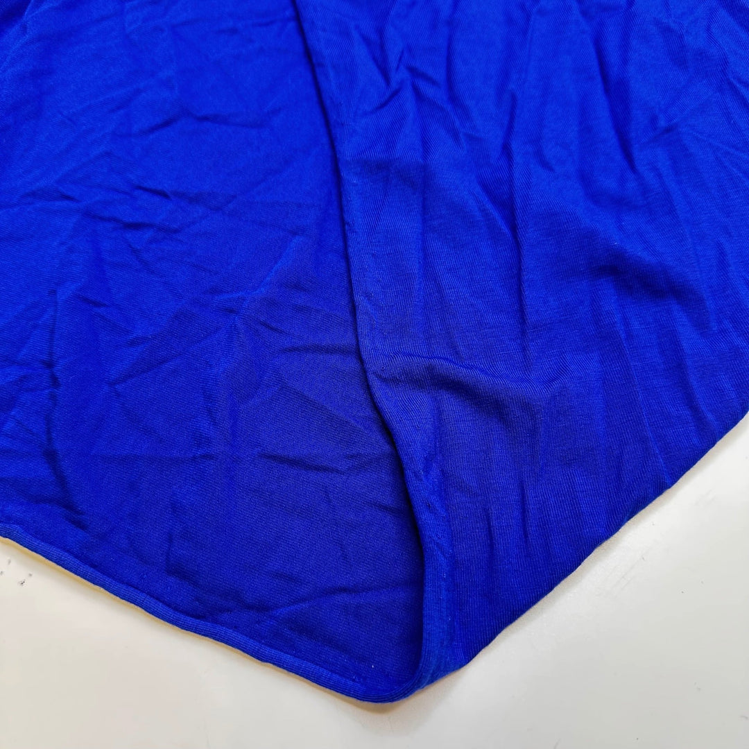 Waiting For The Bobbin To Wind - Jersey Cotton/Bamboo Knit - Dark Blue - 1M Bundle - True Deadstock fabric Fabric by private - Sustainable Textile | FABCYCLE