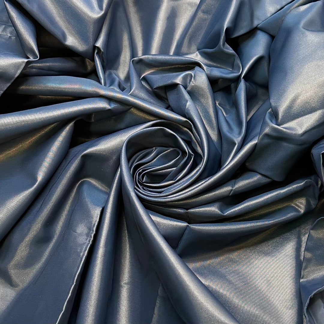 Waiting In Line In The Rain - Water Resistant Synthetic Blend Woven - Navy - 2.55M Bundle - True Deadstock fabric Fabric by private - Sustainable Textile | FABCYCLE