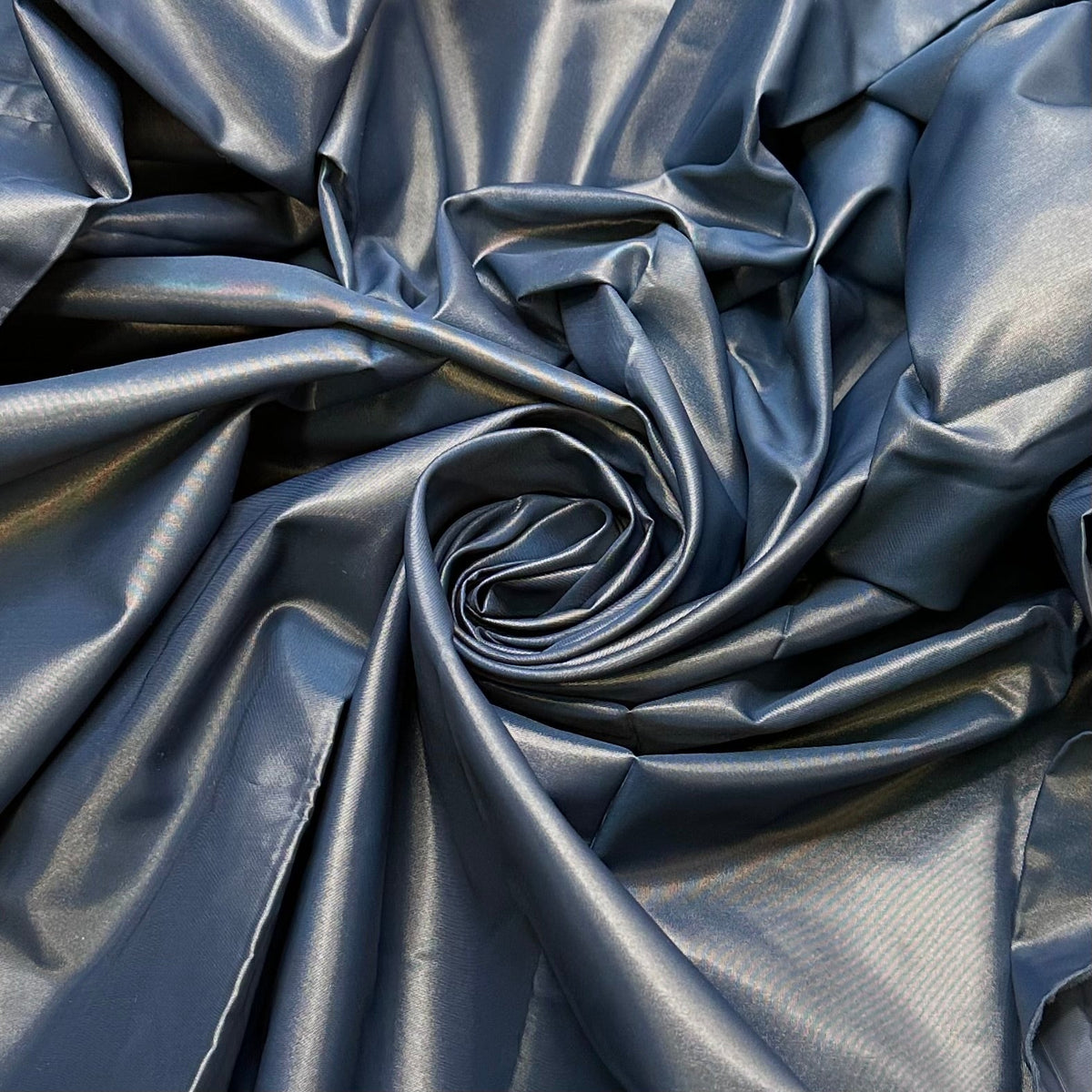 Waiting In Line In The Rain - Water Resistant Synthetic Blend Woven - Navy - 2.55M Bundle - True Deadstock fabric Fabric by private - Sustainable Textile | FABCYCLE