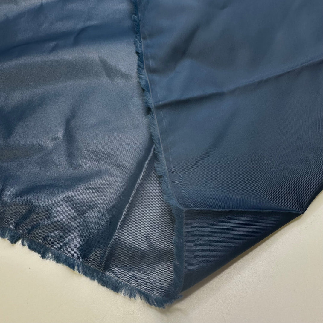 Waiting In Line In The Rain - Water Resistant Synthetic Blend Woven - Navy - 2.55M Bundle - True Deadstock fabric Fabric by private - Sustainable Textile | FABCYCLE