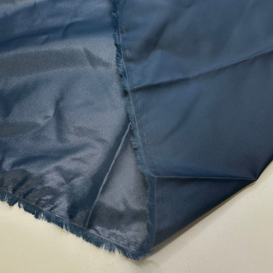 Waiting In Line In The Rain - Water Resistant Synthetic Blend Woven - Navy - 2.55M Bundle - True Deadstock fabric Fabric by private - Sustainable Textile | FABCYCLE