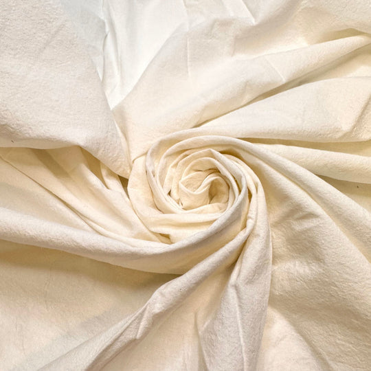 Waking Up Rested - Cotton Woven - Light Cream - 2.3M Bundle - True Deadstock fabric Fabric by private - Sustainable Textile | FABCYCLE