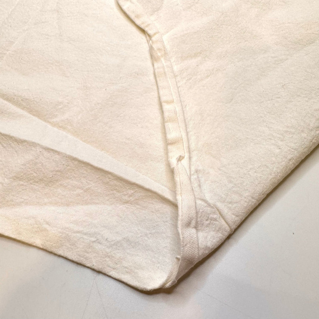 Waking Up Rested - Cotton Woven - Light Cream - 2.3M Bundle - True Deadstock fabric Fabric by private - Sustainable Textile | FABCYCLE
