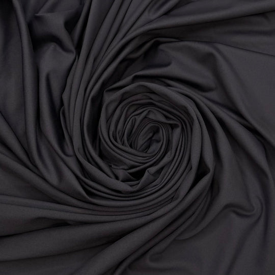 Walking On River Rocks - Jersey Poly/Spandex Knit - Dark Grey - 2M Bundle - True Deadstock fabric Fabric by private - Sustainable Textile | FABCYCLE