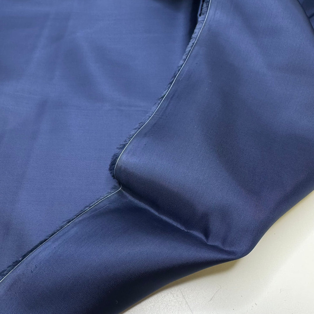 Waltzing In Twinkle Lights - Satin Poly Woven - Navy - 4.5M Bundle - True Deadstock fabric Fabric by private - Sustainable Textile | FABCYCLE