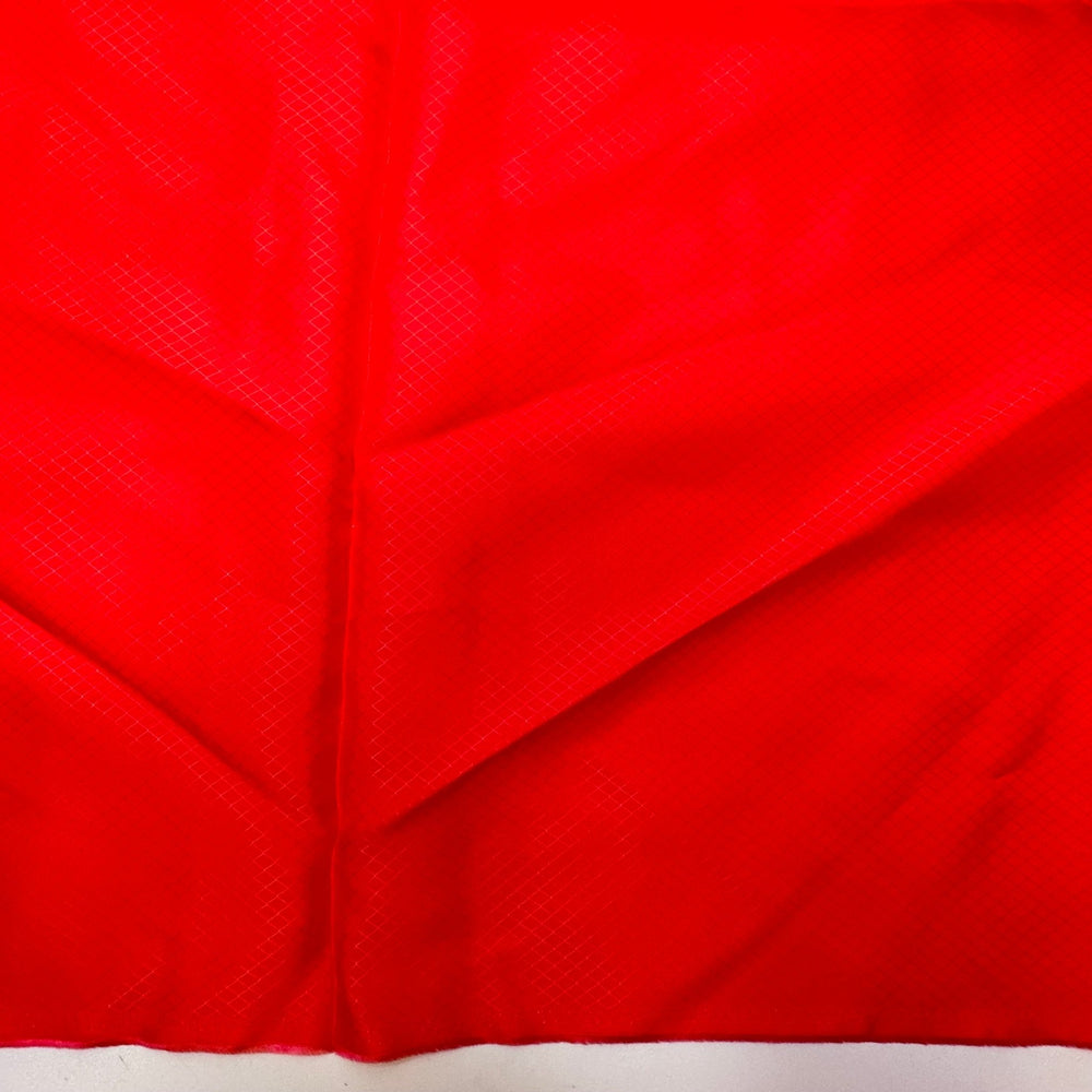 Warm And Inviting - Cotton Woven - Red Geometric - 1.75M Bundle - True Deadstock fabric Fabric by private - Sustainable Textile | FABCYCLE