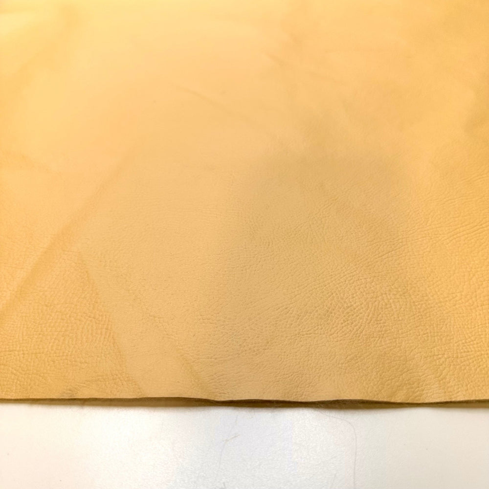 Warm Fuzzy - Pleather Polyester Backing PU/Poly Woven - Light Butter Yellow - 1.6M Bundle - True Deadstock fabric Fabric by private - Sustainable Textile | FABCYCLE