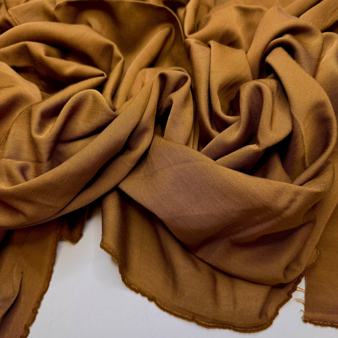 Wasp - Polyester Blend Woven - Dark Beige - 1.1M Bundle - True Deadstock fabric Fabric by private - Sustainable Textile | FABCYCLE