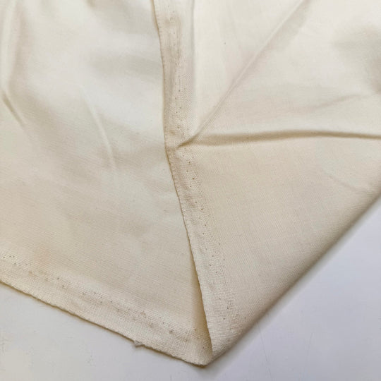 Watching Her Walk Down The Aisle - Twill Weave Wool Woven - Cream - 4M Bundle - True Deadstock fabric Fabric by private - Sustainable Textile | FABCYCLE