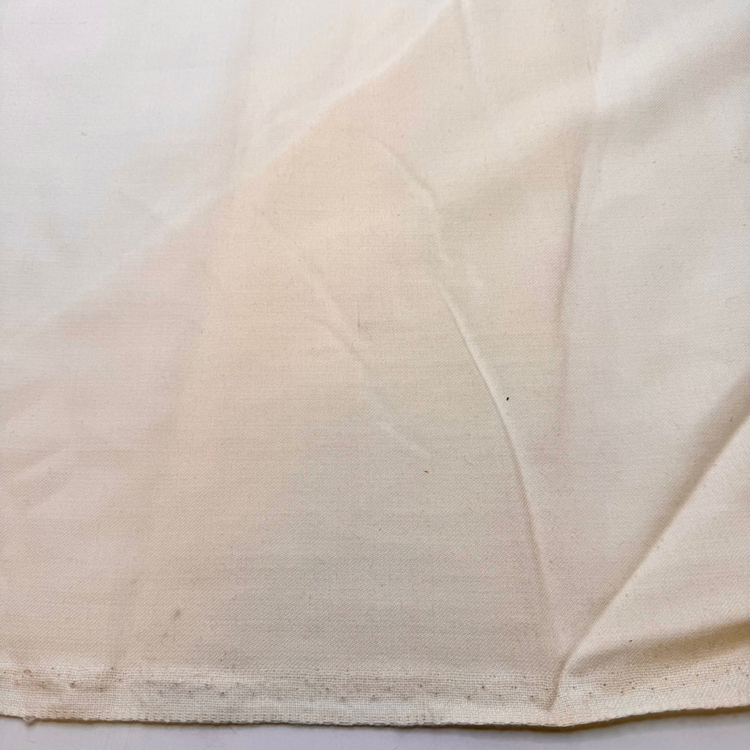 Watching Her Walk Down The Aisle - Twill Weave Wool Woven - Cream - 4M Bundle - True Deadstock fabric Fabric by private - Sustainable Textile | FABCYCLE