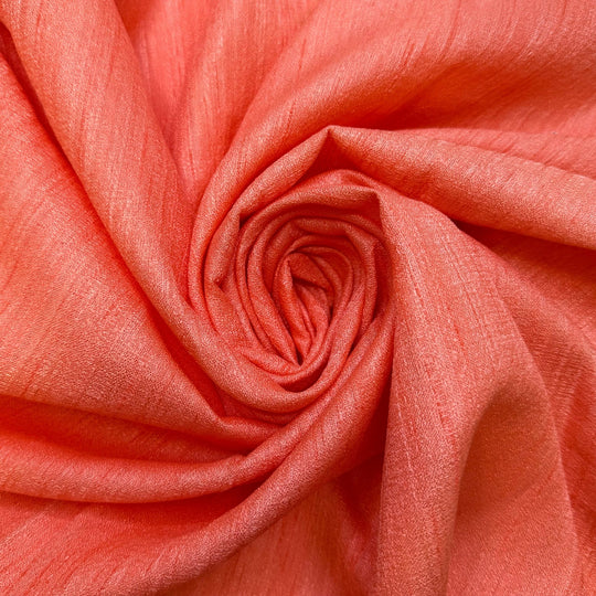 Watching The Sunrise - Polyester Blend Woven - Pink - 2.65M Bundle - True Deadstock fabric Fabric by private - Sustainable Textile | FABCYCLE