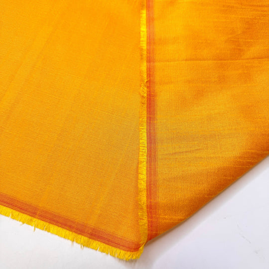 Watching The Sunset Everyday - Polyester Blend Woven - Yellow/Orange - 1.85M Bundle - True Deadstock fabric Fabric by private - Sustainable Textile | FABCYCLE