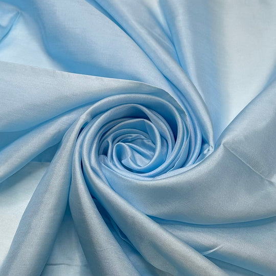 Water Trapped In A Geode - Silk Woven - Light Blue - 3.6M Bundle - True Deadstock fabric Fabric by private - Sustainable Textile | FABCYCLE